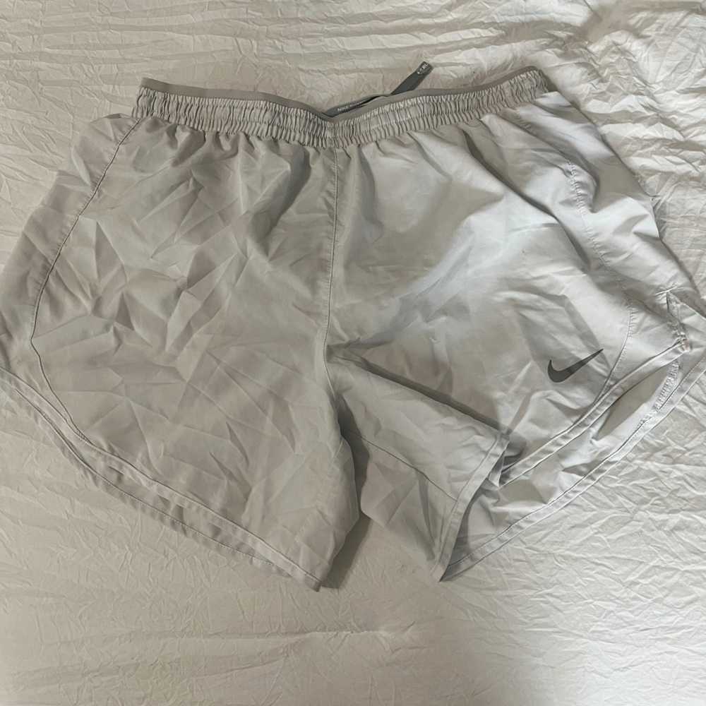 Nike White Athletic shorts